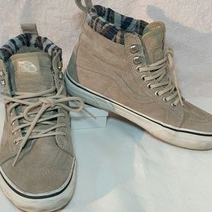 Vans all weather hi cut shoes